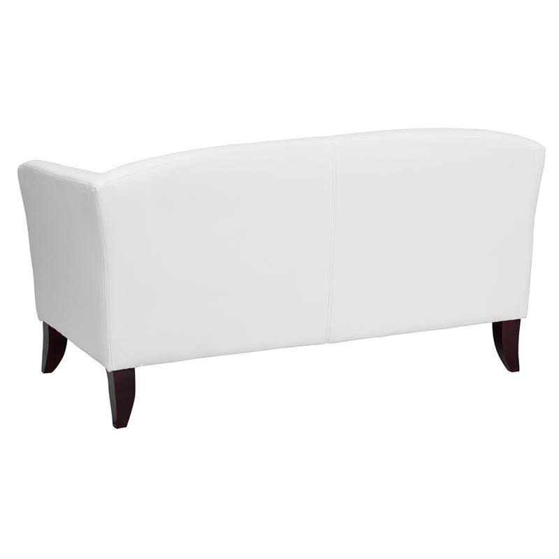 White Leather Chair B380