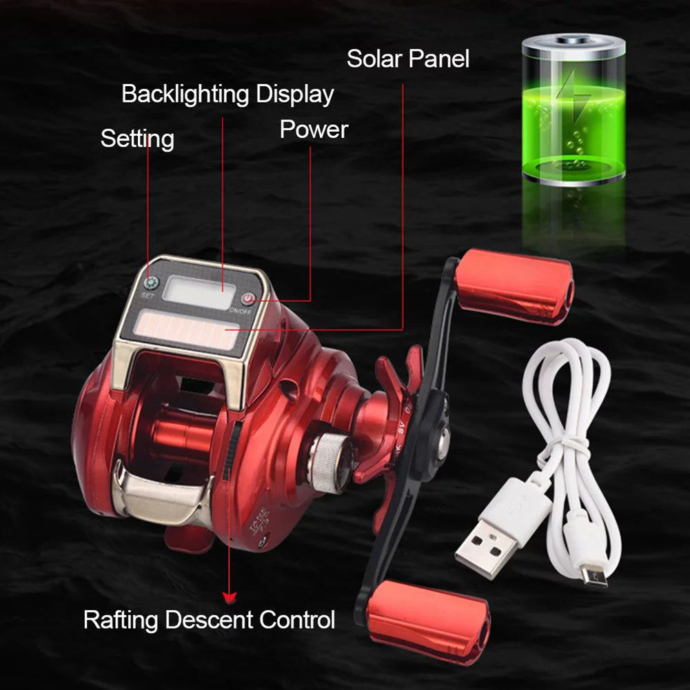 Baitcasting Reel with Line Counter Digital Display J797