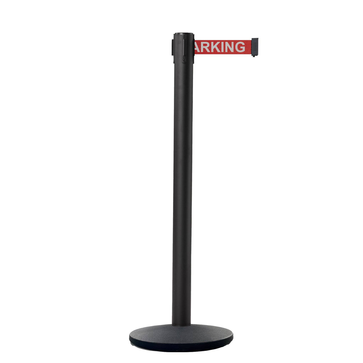 Retractable Belt Barrier Post with Cast Iron Base E30735