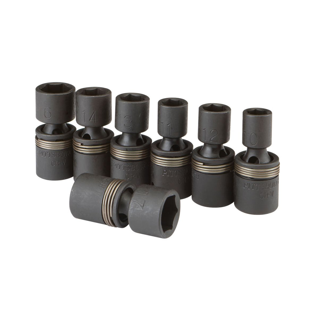 3/8 in. Drive Metric Impact Swivel Socket Set, 7 Piece S984