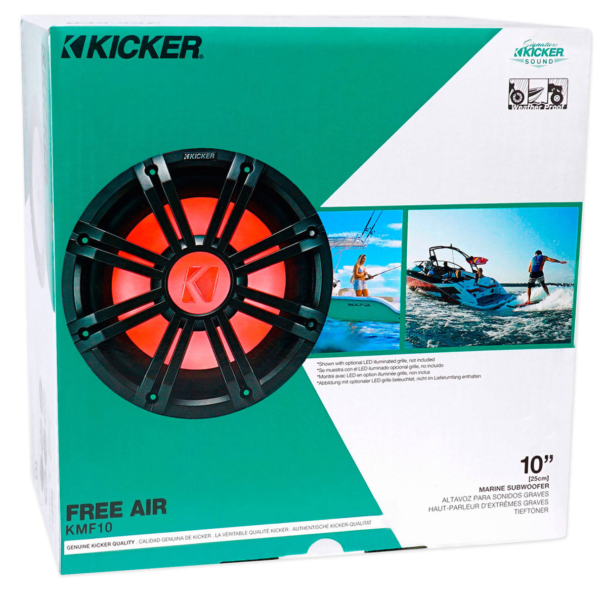 10 Free Air Marine Subwoofer with Amplifier R43760