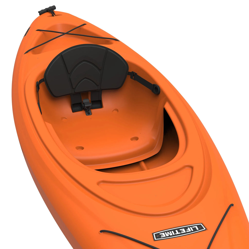 Orange 8 ft Sit-In Kayak with Paddle X518