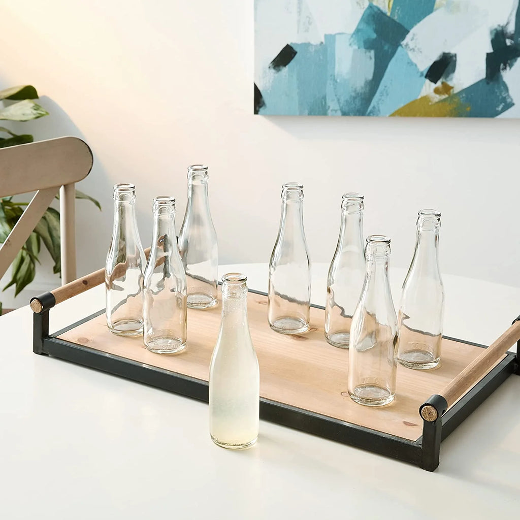 24 Clear Champagne Bottles D782447