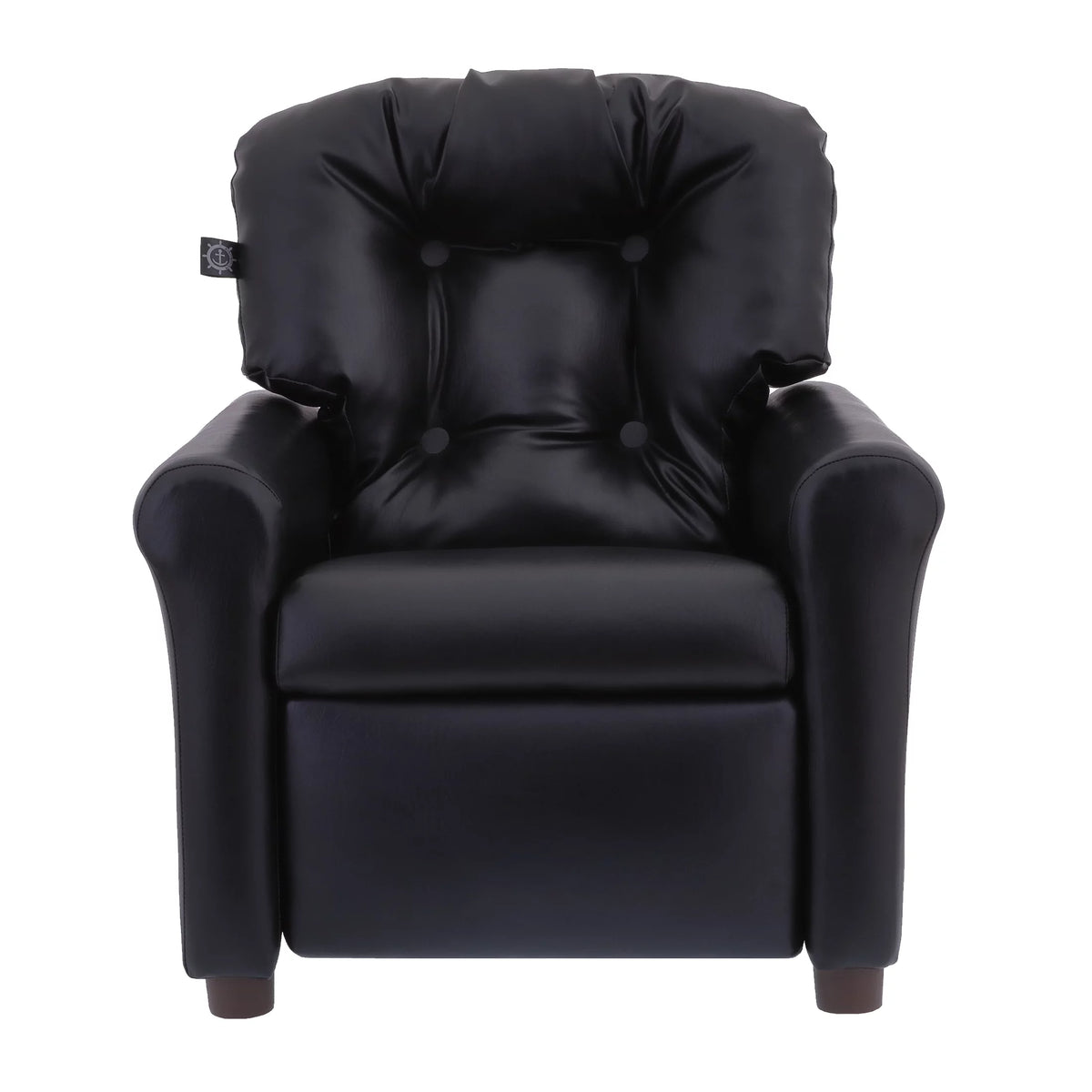 Kids Recliner Chair Polyester Linen Retro Orange L8848