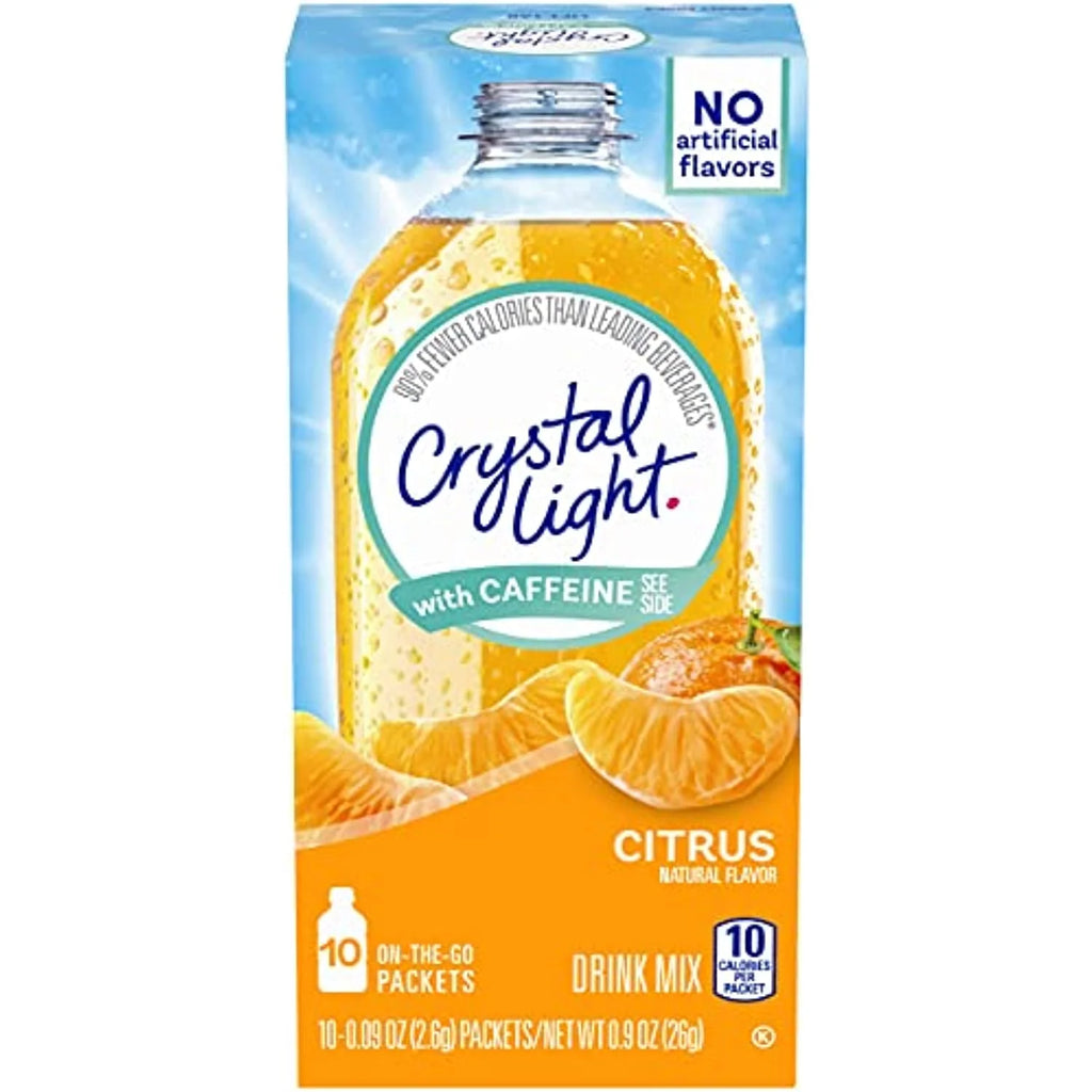 Citrus With Caffeine Drink Mix, 10-Packet Box (Pack Of 5) R64079