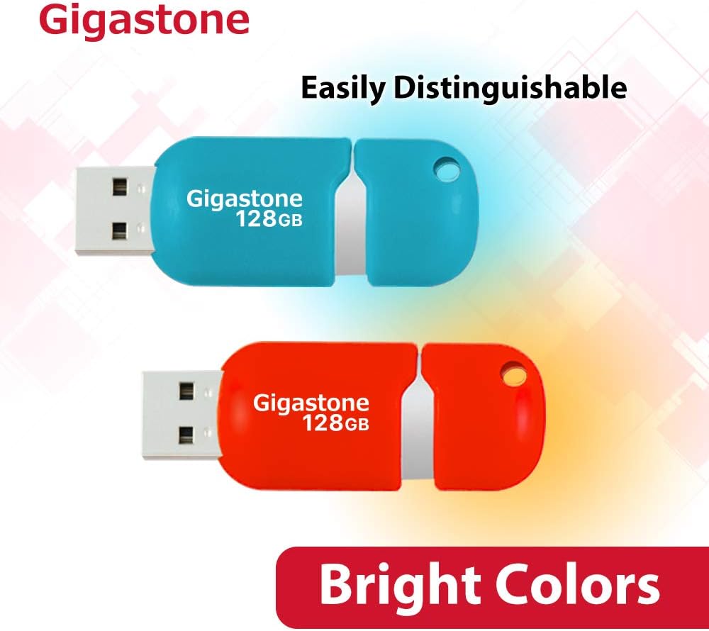 128GB 2-Pack USB 2.0 Flash Drive J9165