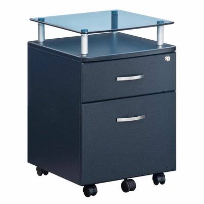2 Drawer Mobile File Cabinet Z4883