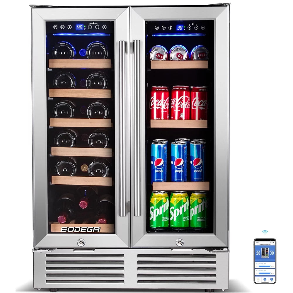 24'' Dual Zone Wine Refrigerator Z618
