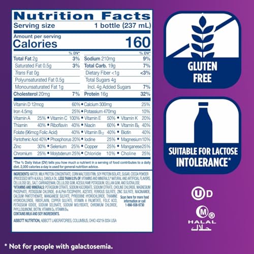 24 Pack 8 fl oz Strawberry Nutrition Shake L138682