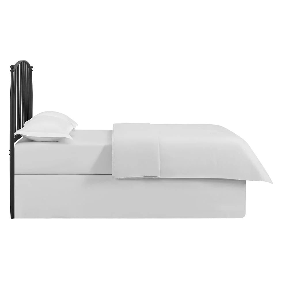 Black Full Queen Metal Spindle Headboard F399431