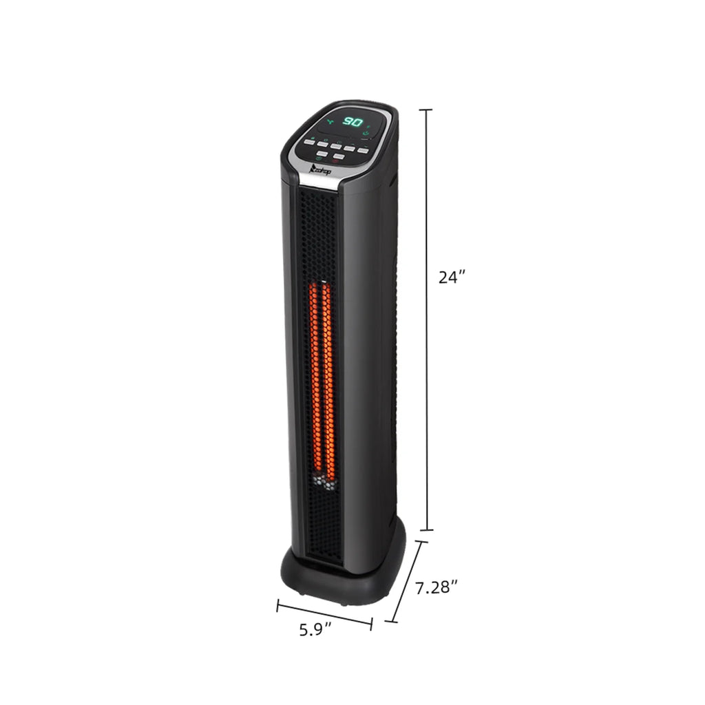 24'' 1500W Adjustable Electric Space Heater O145327