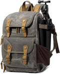 Waterproof Vintage Camera Backpack for DSLR SLR Cameras Laptops Lenses and Tripod C5200
