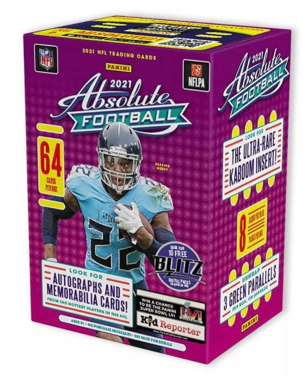 NFL Absolute Football Trading Card Blaster Box V7353