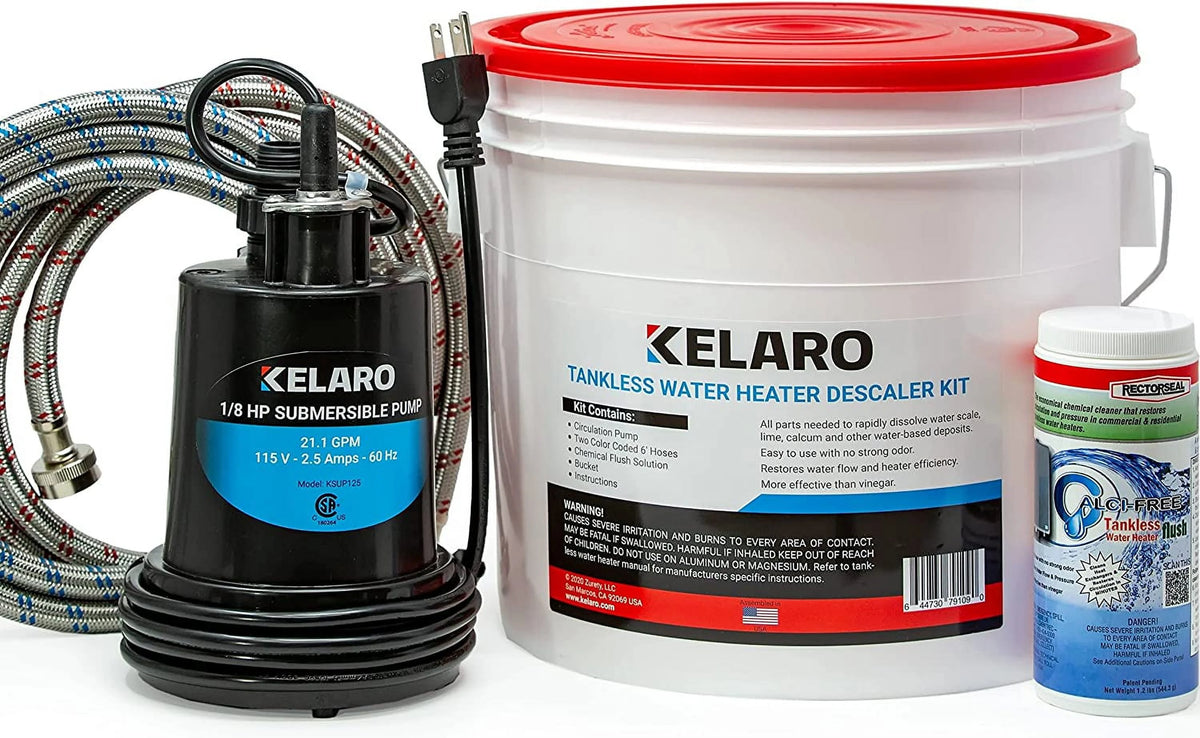 Tankless Water Heater Flushing Kit with Descaler U26914
