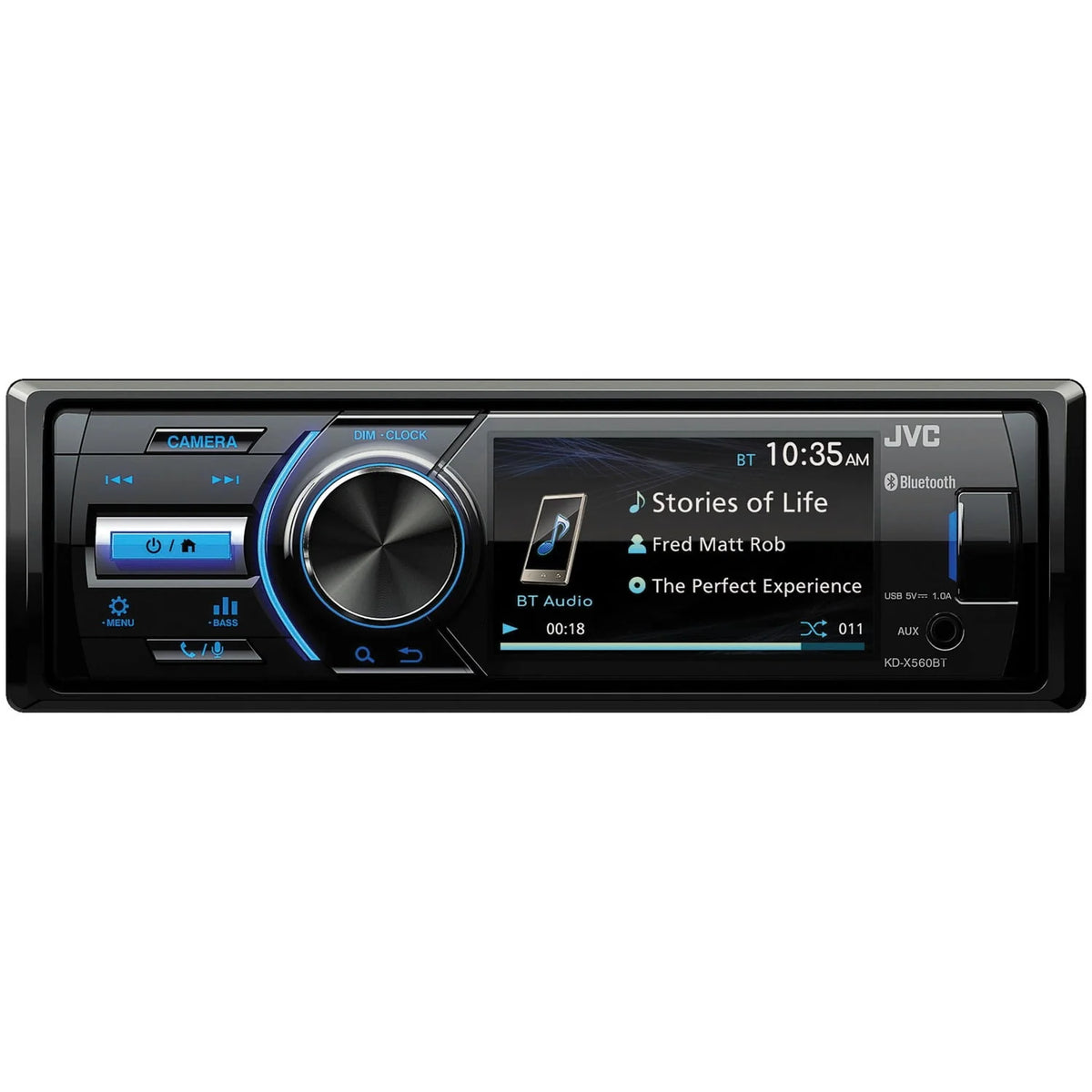 Single-DIN In-Dash AM/FM/CD Receiver with Bluetooth M62791