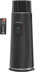 Black 1500W Oscillating Ceramic Tower Heater D87768