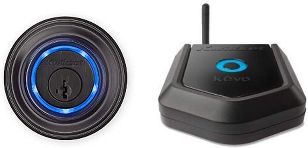 Bluetooth Smart Lock in Venetian Bronze and Kevo Plus Hub E83225