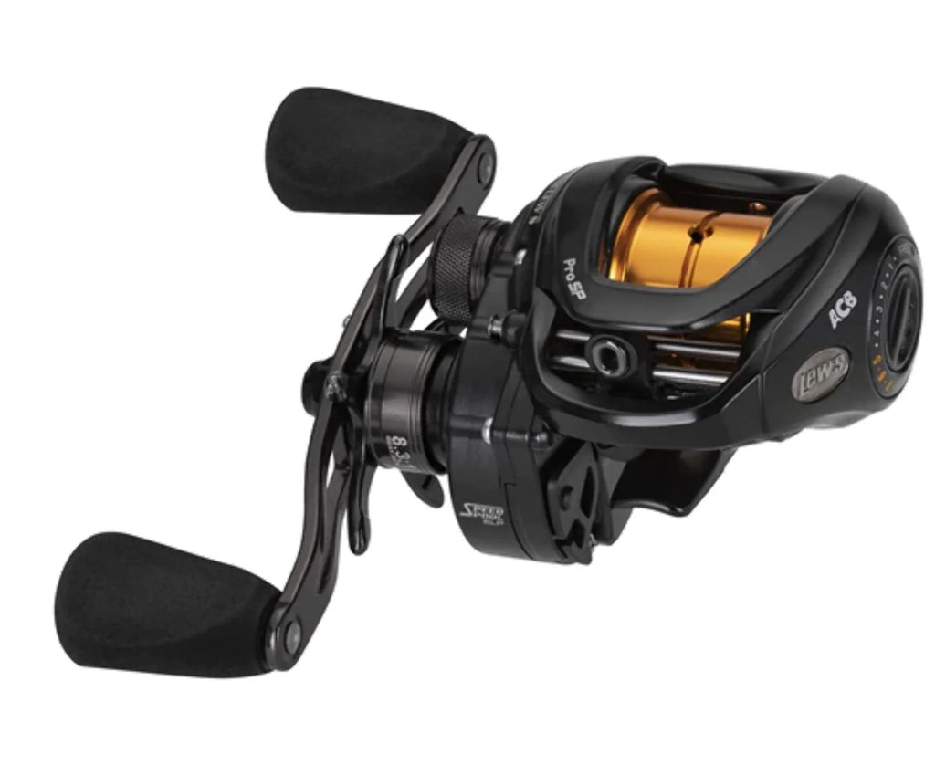 Black 7.5:1 Gear Ratio Spinning Reel V6096