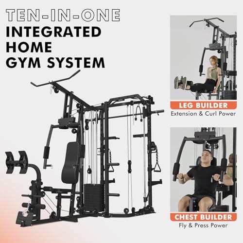 Smith Machine Power Cage with Cable Crossover System O573