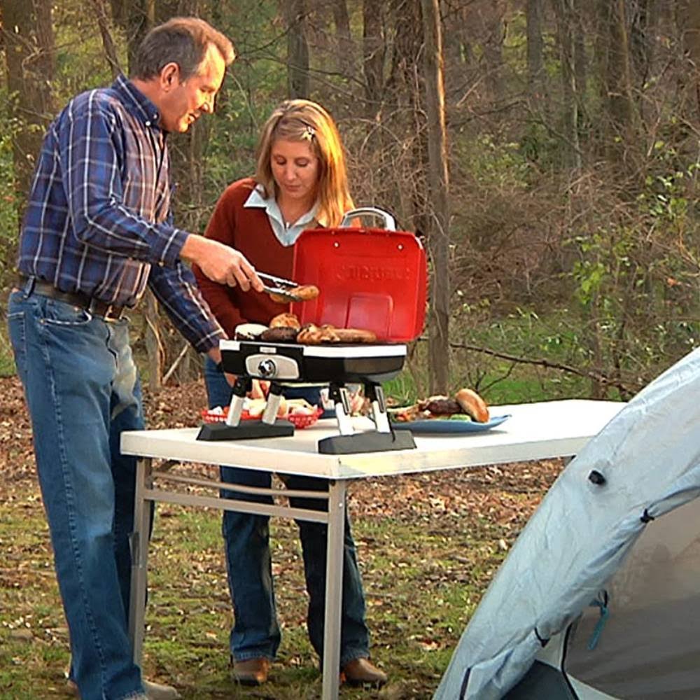 Portable Tabletop Gas Grill Red R367