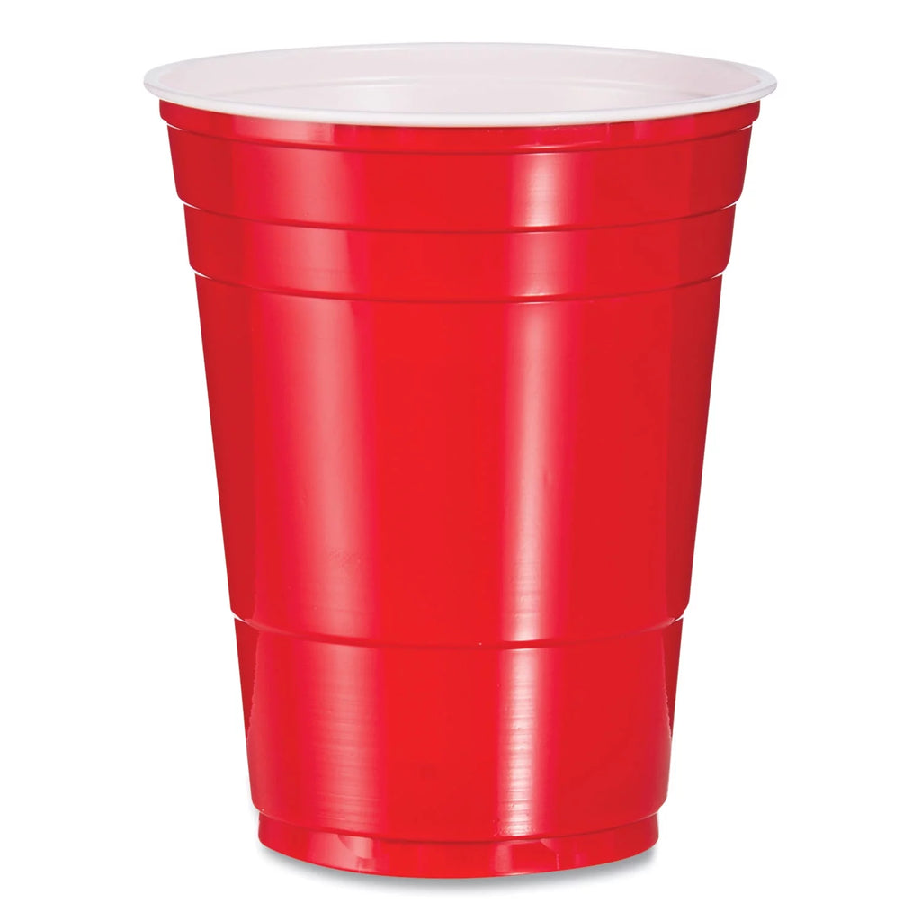 Red 16 Oz Plastic Cold Drink Cups N303222
