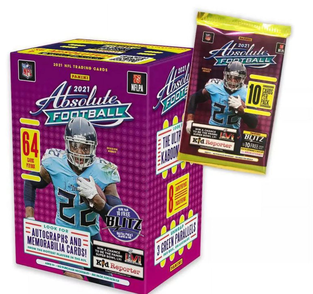 NFL Absolute Football Trading Card Blaster Box V7353