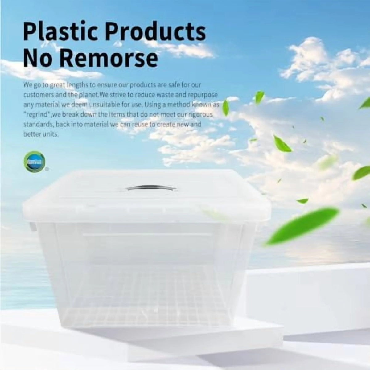 100 Quart 4-Pack Clear Plastic Storage Bins with Lids V53370