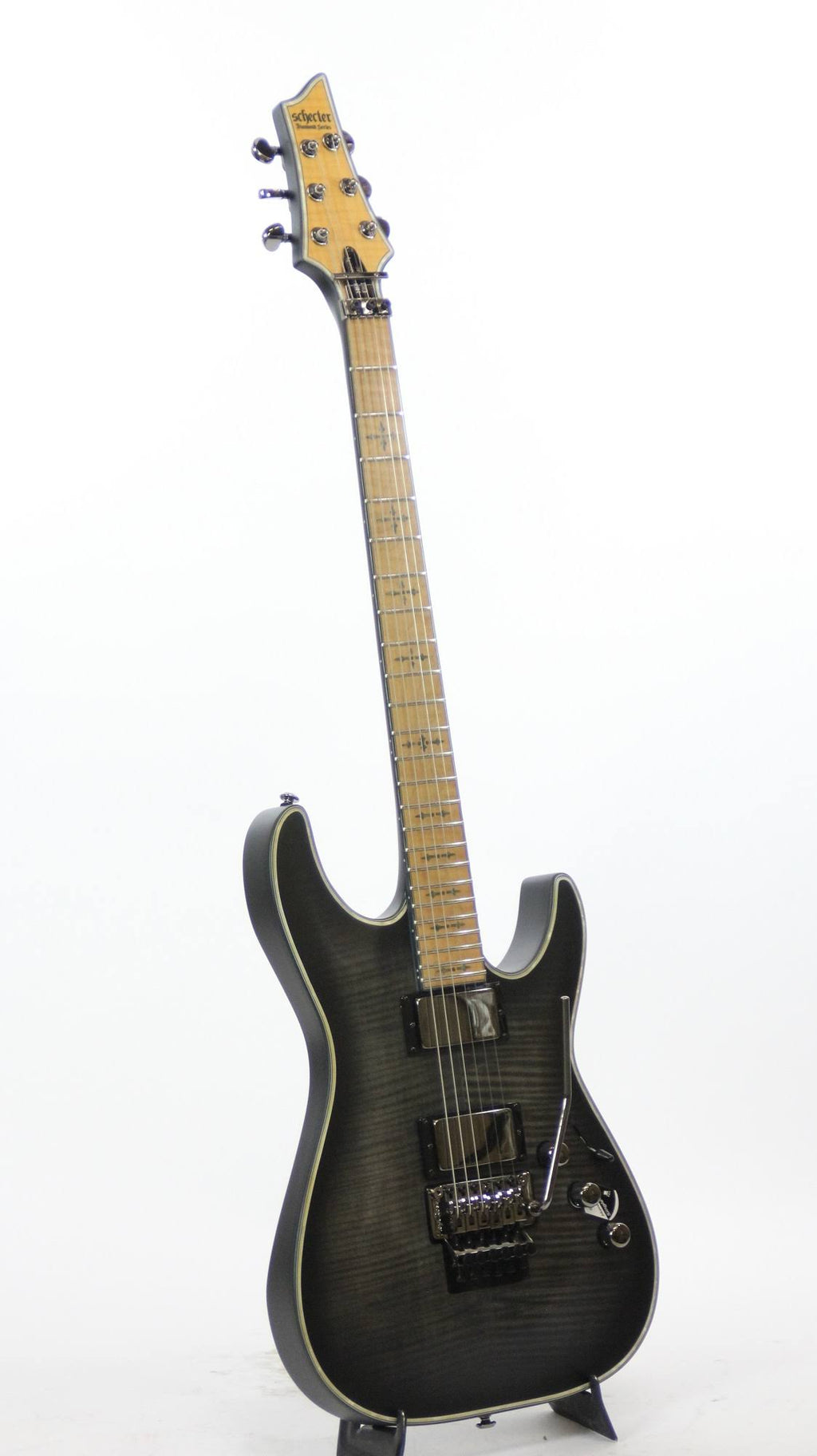 See-Thru Black Satin Electric Guitar B603738