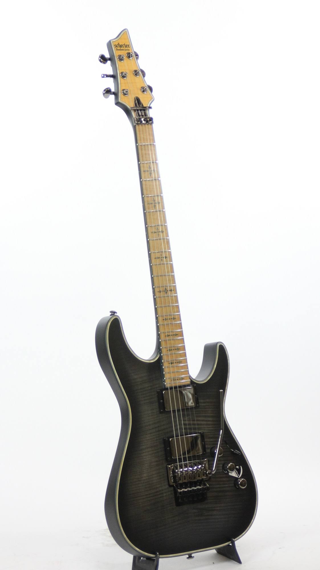 See-Thru Black Satin Electric Guitar B603738
