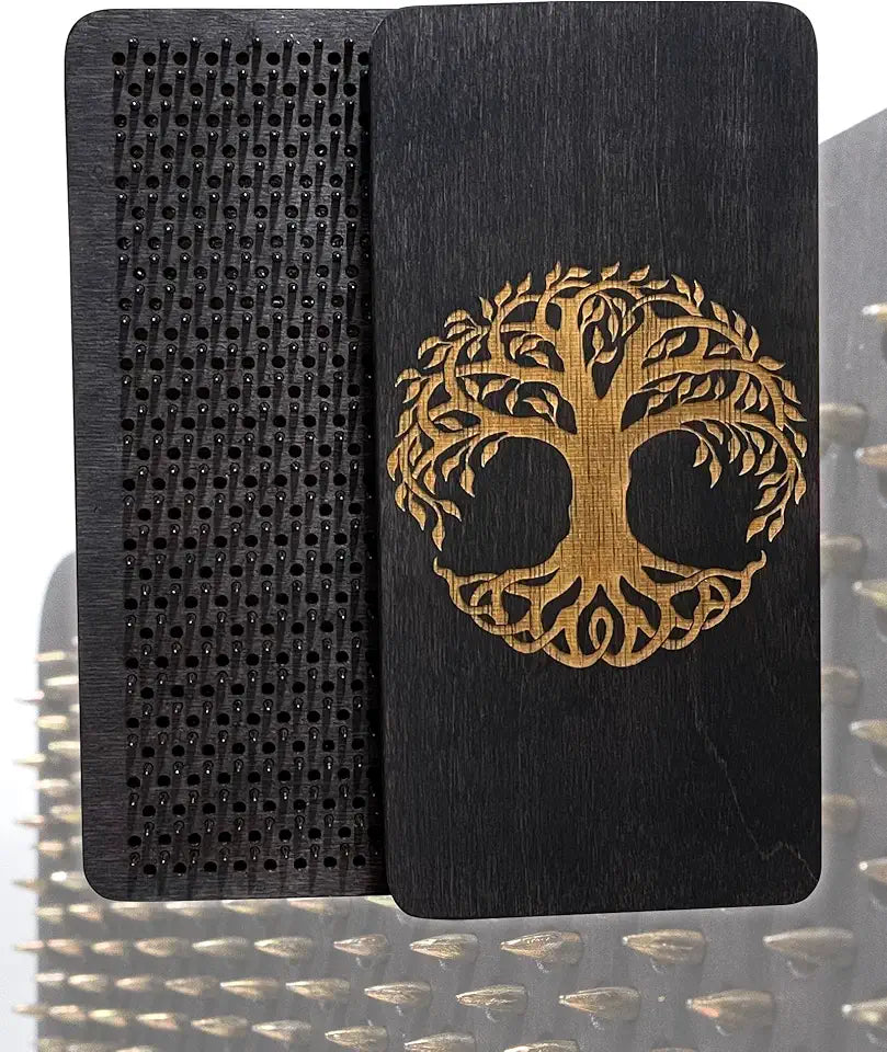 Wooden Yoga Board with Nails for Acupressure R597