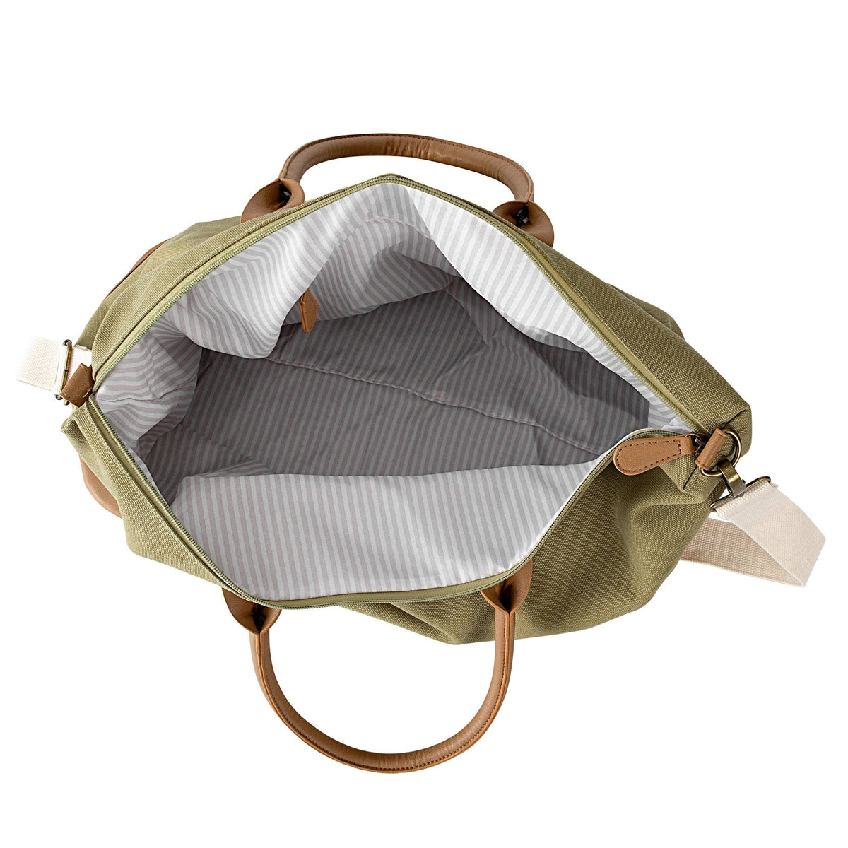 Green Washed Canvas Weekender F78857
