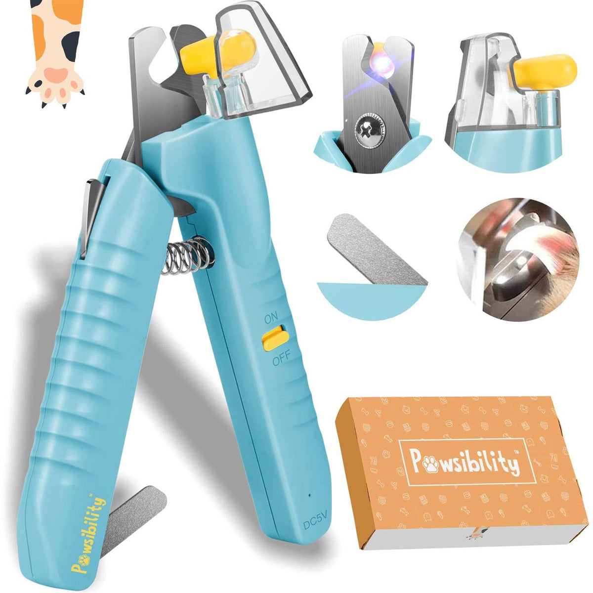 Pet Nail Clippers with LED Light V2099