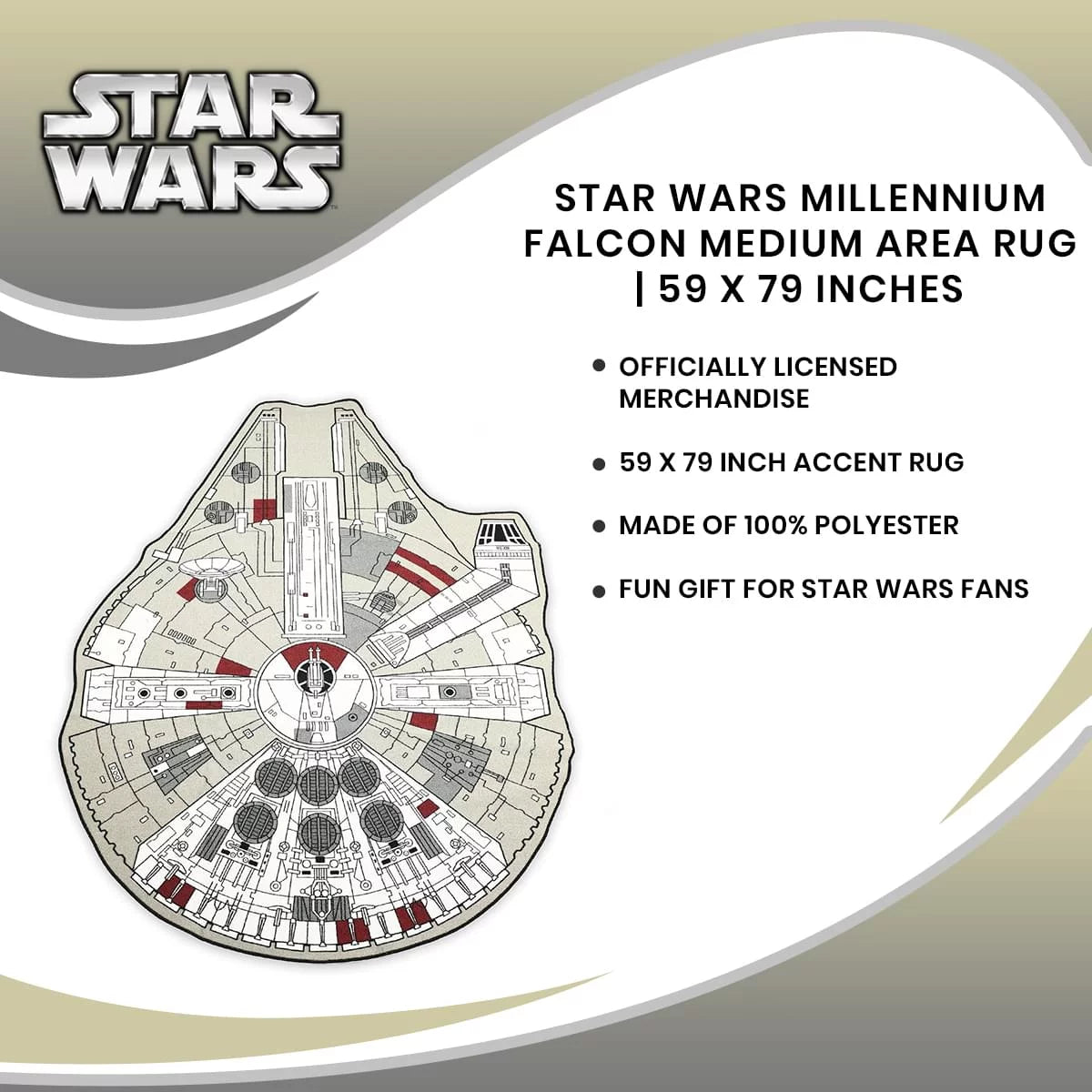 Star Wars Large Area Rug D5542