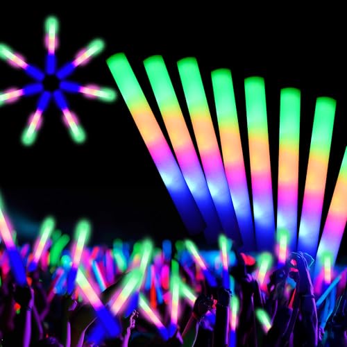 12 PCS Foam Glow Sticks with 3 Modes V197154