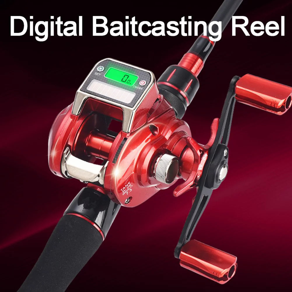 Baitcasting Reel with Line Counter Digital Display J797