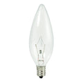 30 Packs Dimmable Clear B10 Chandelier Bulb Candelabra Base P145286