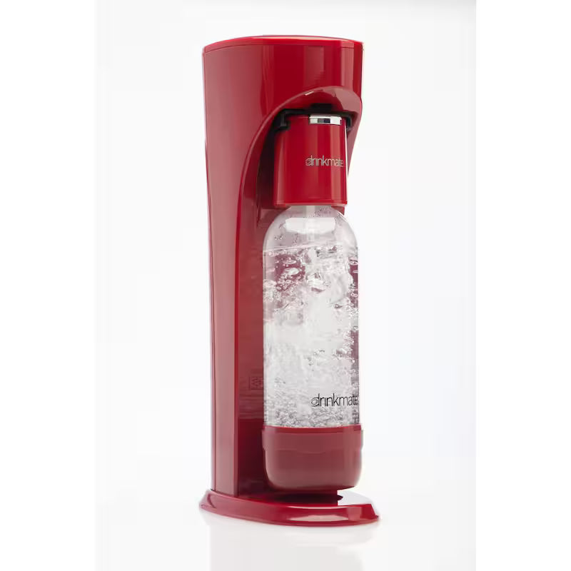 Red Carbonating Water Machine Bottles G7649