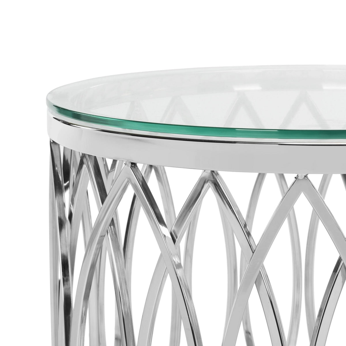 Glass Top End Table I12586