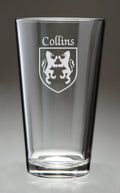 Irish Coat of Arms Pint Glasses Set of 4 O278