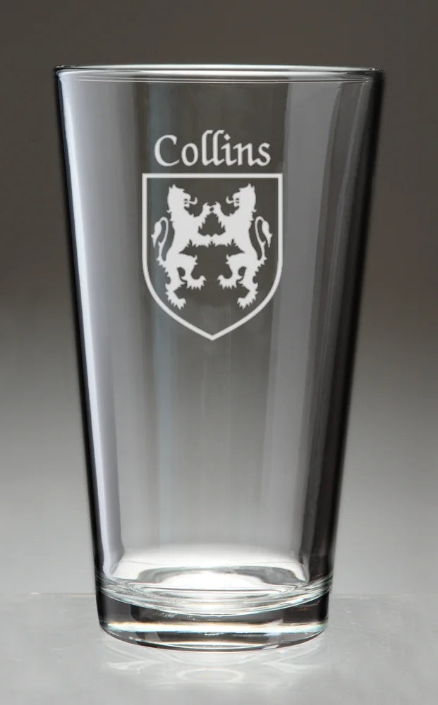 Irish Coat of Arms Pint Glasses Set of 4 O278