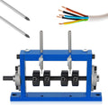 Wire Stripper Machine Manual Wire Stripping Tool with 2 Replacement Blades N179086