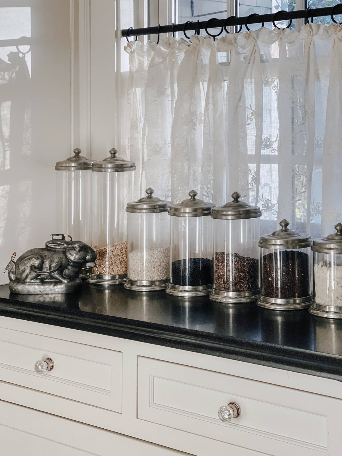 Small Glass Canister N308