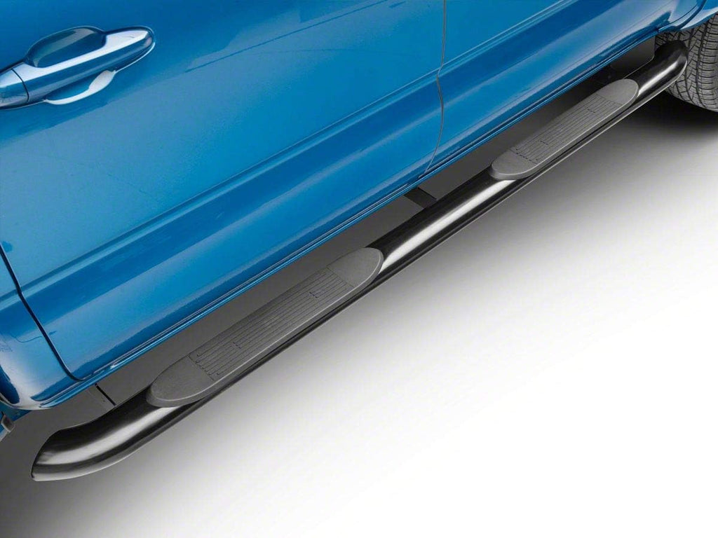 Black Oval Bent End Side Step Bars W978093