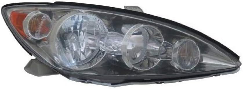 Passenger Side Headlight Assembly with Bulbs for Toyota Camry 2005 2006 V4860