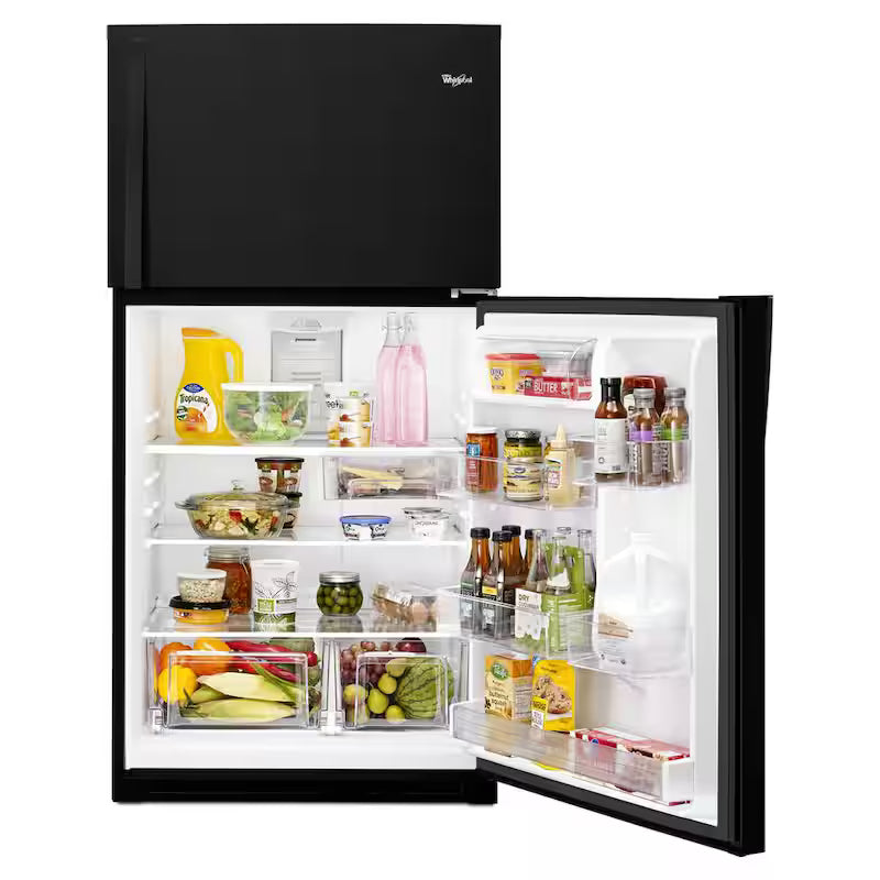 Black Top Freezer Refrigerator N154151
