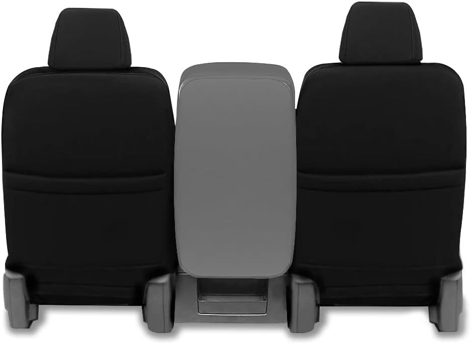 Neoprene Car Front Seat Covers Gray & Black D289