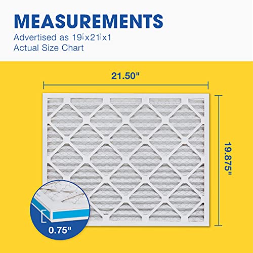 16x25x1 MERV 13 Pleated Air Filter, 6 Pack G78341