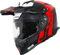 Black Red Motocross Helmet Size XL Y676041