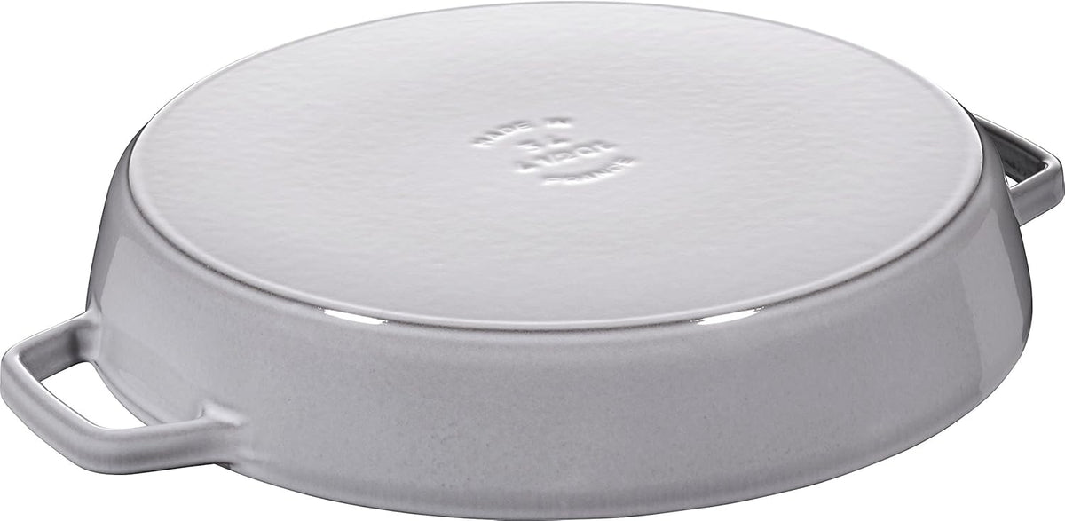 Grey Cast Iron Frying Pan, 34 cm M494