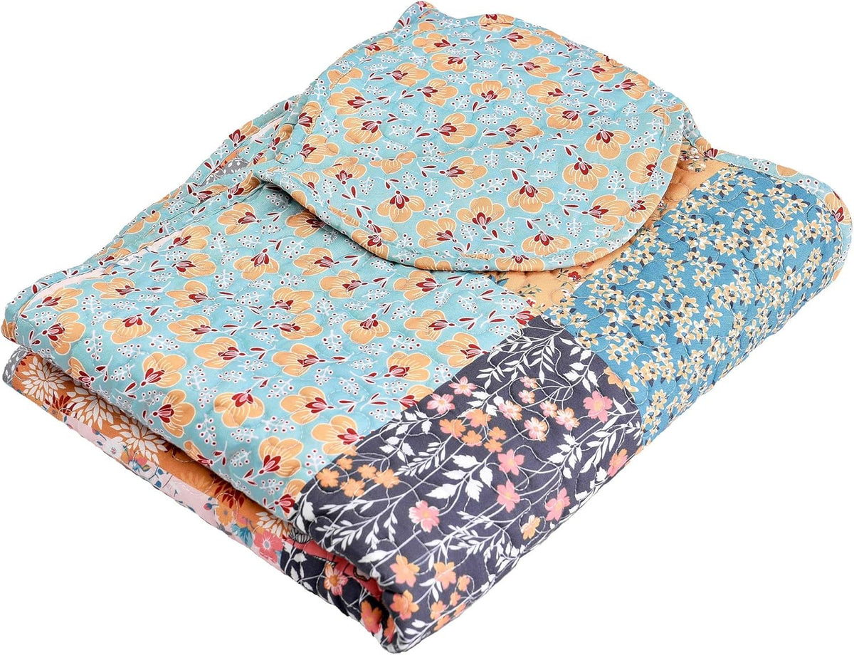 Calico Throw Blanket S513